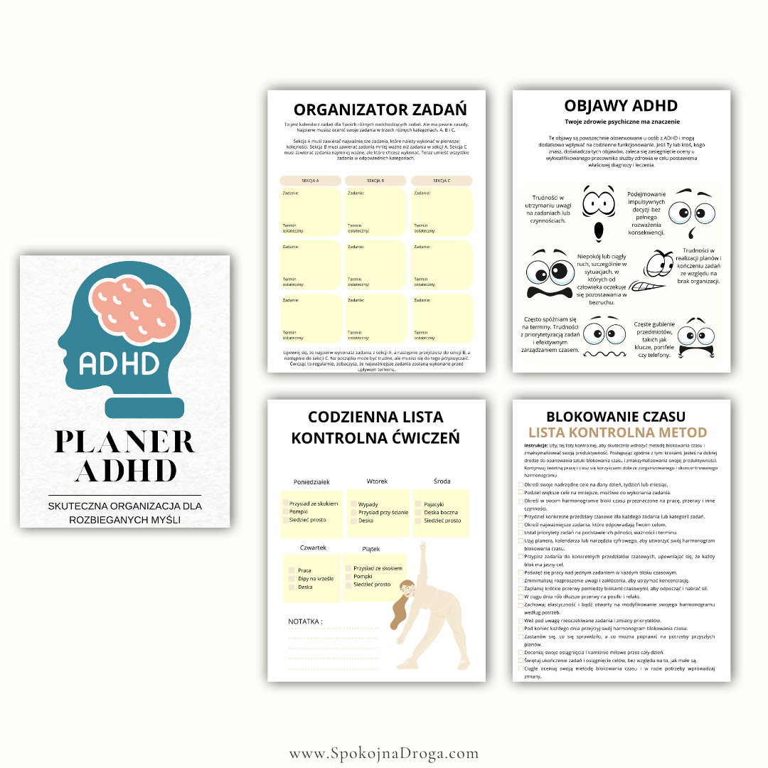 Planer ADHD – Skuteczna organizacja dla rozbieganych myśli (eBook)